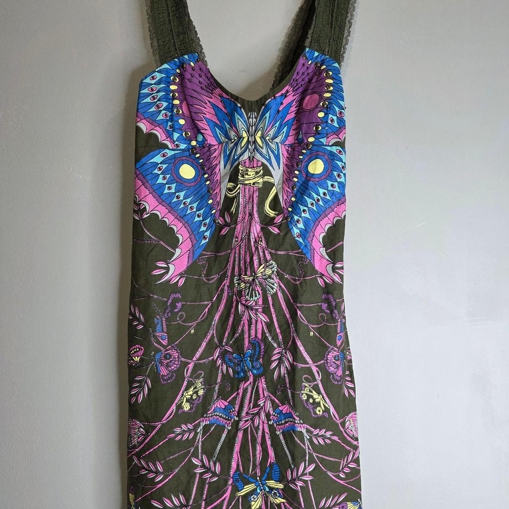 Free people butterfly mini dress size xs